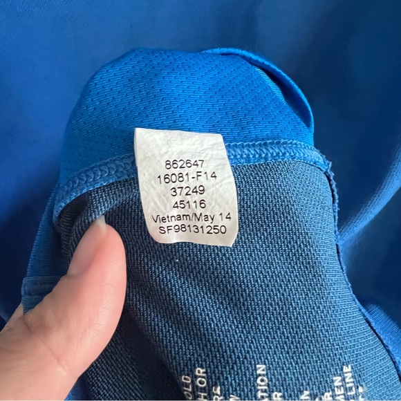 Mens REI Blue Quarter Zip Jacket size Large - Picture 3 of 9